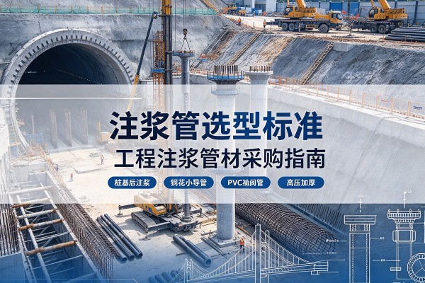 广元注浆管选型标准