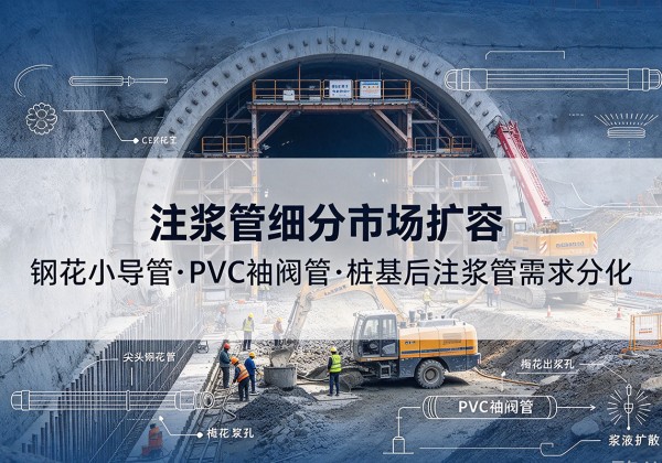 广元注浆管细分市场扩容，隧道钢花小导管、PVC 袖阀管、桩基后注浆管需求分化
