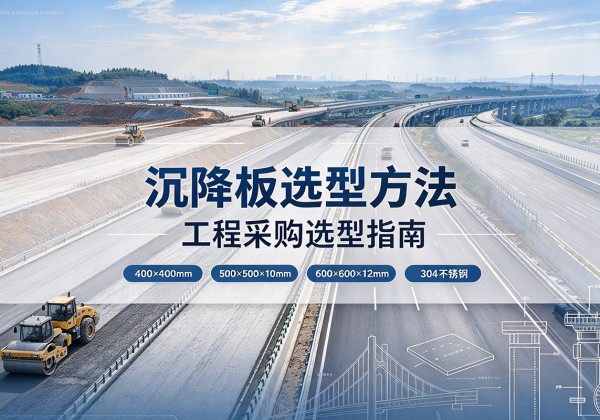 广元沉降板选择方法